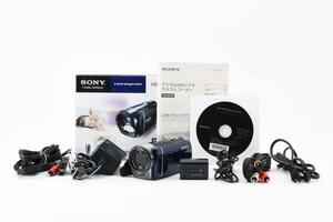 箱付美品SONY HDR-CX180 ブルー　ハイビジョンデジタルビデオカメラ　ハンディカム　ソニー　HD