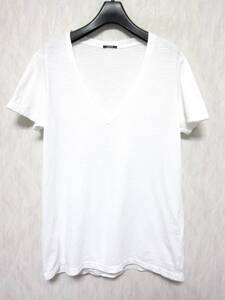 DENHAM デンハム Tシャツ 半袖 Vネック ramona tee slc レディース XXS 白　irmri yg1572