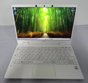 10世代　薄型軽量コンパクトノートPC　NEC　LAVIE Direct NM　i5-10210Y　8GB　SSD 256GB　12.5型　PC-GN10S6RGH　管理No.4A4429