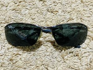 美品 レイバン 純正 サングラス RB3183 スモークレンズ メタルフレーム Ray Ban レディース メンズ 女性 男性 Jr. 趣味 スポーツ メガネ