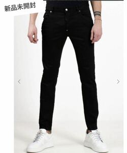 【新品未使用】DSQUARED2 BLACK BULL SKATER JEANS ディースクエアード パンツ ジーンズ・デニムパンツ ブラック