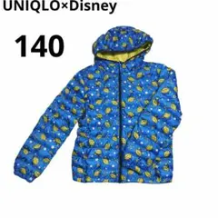 【試着のみ】UNIQLO×ディズニー エイリアンズ 総柄中綿ジャケットパーカー