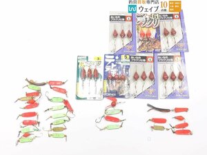 ササメ かわせみ針 オーナー 等 ブラクリ 穴釣仕掛け 計7パケ+バラ30点