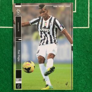 192)Panini Football League Juventus FC 6 Paul Pogba ポール ポグバ ユベントス パニーニ フットボール リーグ