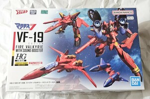 バンダイ HG マクロス7 VF-19改 ファイヤーバルキリー サウンドブースター装備 未組立