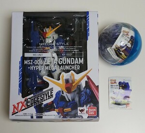 機動戦士ガンダム ネクスエッジスタイル　Zガンダム　ゼータガンダム、HGシリーズ　カミーユ・ビダン　フィギュア　2種セット