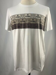 ◆美品◆FENDI フェンディ Tシャツ L ホワイト トップス モンスター 半袖 ズッカ 正規品 70