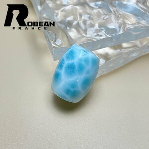 逸品 EU製 定価5万円★ROBEAN・チベット天珠★パワーストーン アクセサリー ラリマー 天然石 癒し 平和 お守り 約17.5*13.5mm Y522043