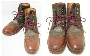 ■Danner【ダナー】カーキ×ブラウン ブーツ US8 (26cm)■