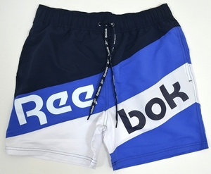 ★【Reebok リーボック】トランクス型水着 L5_71040_RBK NAVY Mサイズ（USサイズ）