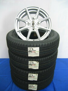 ブリヂストン 低燃費 長持ち 夏 タイヤ ネクストリー 185/70R14 185/70-14 ＆ アルミホイール セット 新品 4本 税込み ノート 数量限定販売