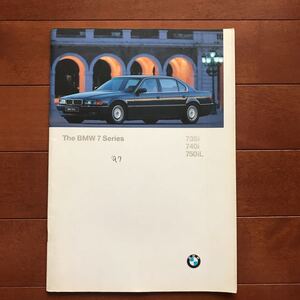 BMW7シリーズ 96年11月発行カタログ