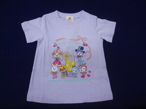 新品　TA3042-95　アンパンマン半袖Ｔシャツ　ラベンダー　レターパック発送（代引き不可）