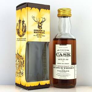 【全国送料無料】GORDON ＆ MACPHAIL TALISKER NATURAL CASK STRENGTH 1955-1992　50.4度 50ml【ゴードン＆マクファイル タリスカー 37年】