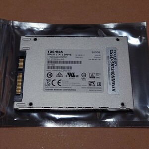 TOSHIBA THNSNA240GESC SSD 240GB 使用時間5022時間