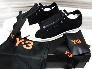 【超希少 新品】Y-3 SUPER ZIP スニーカー US9 27㎝ / ワイスリー ヨウジヤマモト Superstar スーパースター ジップ adidas Y