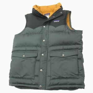 羽毛◇Patagonia SLINGSHOT DOWN VEST 27571 リングショット ダウン ベスト バイカラー パタゴニア メンズ アウトドア 1円スタート