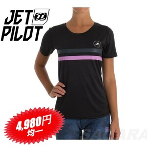 ジェットパイロット JETPILOT レディース Tシャツ 速乾 セール 4980円均一 送料無料 JPCO ドライフィットTシャツ S17012 ブラック 8