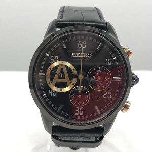 【中古】SEIKO SPIRIT×ジョジョの奇妙な冒険 SBPY111 V175-0BS0 レオーネ・アバッキオモデル ソーラー セイコースピリット[240017655344]