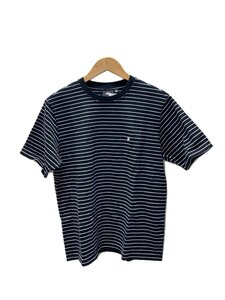 STUSSY◆23SS Pin Striped Short-Sleeve Crew/Tシャツ/ボーダー/1140331