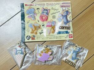 ★未使用新品3点セット！TOM and JERRY トムとジェリー☆COOKIE CHARMCOT クッキーチャームコット☆送料140円★