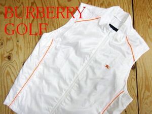 ★バーバリーゴルフ BURBERRY GOLF★メンズ ワンポイントホース 軽量ジップベスト★R60512078A