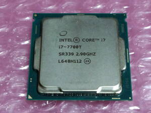 Intel Core i7-7700T 7世代 LGA1151 動作確認済 CPUのみ Windows11 非対応