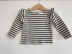 zarababy ストライプ ダブルフェイス Tシャツ 9-12m 80cm