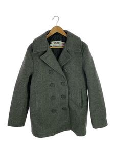 Schott◆ピーコート/38/ウール/GRY/無地/U.S.740N PEAJACKET