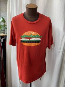 BURGER KING バーガーキング　半袖Tシャツ ハンバーガー　アメカジ アメリカ古着　vintage old usa