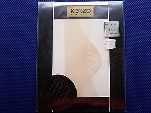 KENZOケンゾーSUPERSHEERクリスタルタイプパンティストッキング　かかと付き　光沢　サイズL　ナクレ　新品未使用品