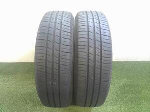 中古 155/65R13 GOODYEAR グッドイヤー EfficientGrip ECO EG01 2本 2020年製 5,4ミリ