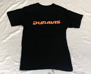 【送料無料 値下げ交渉歓迎】ブリヂストンBRIDGESTONE デュラビスDURAVIS 半袖Tシャツ ビッグロゴ オレンジ黒古着自動車レースタイヤグッズ