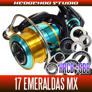 【ダイワ】17エメラルダスMX 2508PE,2508PE-H用 MAX12BB フルベアリングチューニングキット【HRCB防錆ベアリング】/.