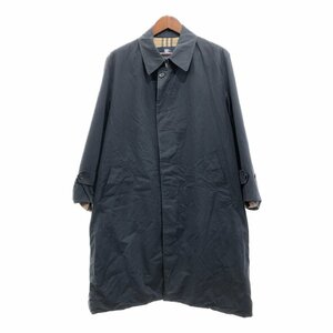 BURBERRY バーバリー ステンカラーコート バルマカーンコート ネイビー (レディース 6) 中古 古着 P9041