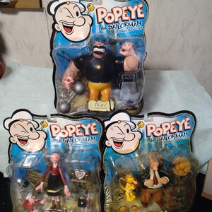 新品未開封 Popeye ポパイ ブルート ウインピー オリーブ 3体セット 2001年製 コミック アニメ アメコミ その他 the Sailorman