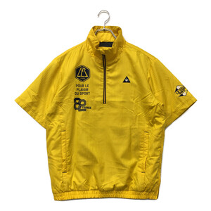 coco 中古 ルコックスポルティフ le coq sportif メンズ ウィンドブレーカー M 黄 中わた入り 半袖 レターパックプラス発送可 102480