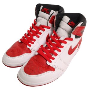 NIKE/ナイキ AIR JORDAN 1 RETRO HIGH OG エア ジョーダン 1 レトロ ハイ HERITAGE/ヘリテージ 555088-161/29.0cm 【RM0050-008】268