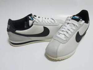 NIKE W CORTEZ SE 白 黒 水色 24cm ナイキ ウィメンズ コルテッツ リフレクター 反射 ライトボーン FN7650-030