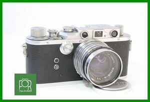 【同梱歓迎】実用難あり■Nicca TYPE-III S + NIKKOR-H.C 5cm F2 黒帯■シャッター全速完動■EEE2154