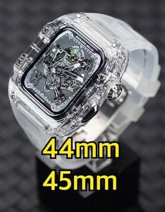 44mm 45mm クリアSV●RST●apple watch●アップルウォッチ●ケース カスタム ラバー ゴールデンコンセプト Golden Concept 好きに