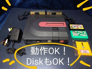 シャープ ツインファミコン 動作OK 良品 AN-500B SHARP ファミコン FC 任天堂 アダプタ ケーブル ソフト3本 メンテナンス済 TWIN