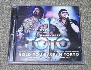 輸入盤2CD：TOTO/HOLD YOU BACK IN TOKYO/TOKYO DOME CITY HALL/APRIL 27,2014/ZION