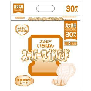 【新品】カミ商事 スーパーワイドパッド 病院施設用 30枚 6P