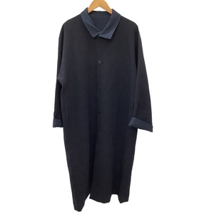 ♪♪ JURGEN LEHL ヨーガンレール レディース ロングコート SIZE M ネイビー やや傷や汚れあり