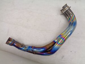 MT07 14-20 OVER オーバー TT-Formula フルチタン 2-1 レーシング エキゾーストパイプ エキパイ マフラー 良品【E171】