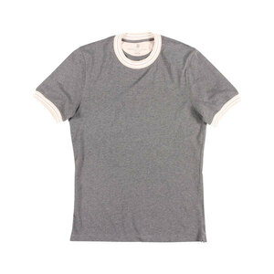 BRUNELLO CUCINELLI（ブルネロクチネリ） Uネック半袖Tシャツ M0T611620 グレー XS 26067gy 【S26068】