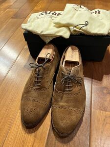 ALDEN 51670F Medallion Perf Tip Bal Oxford Snuff Suede Hampton Last オールデン　ハンプトンラスト　スエード　8 1/2D