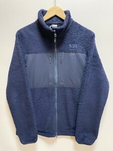 as36gL HELLY HANSEN ヘリーハンセン サイズM フリースジャケット ボアジャケット ネイビー メンズ 防寒 あったか アウトドア 