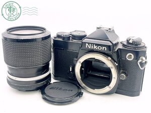 BA0603398　■ Nikon ニコン FE 一眼レフフィルムカメラ ブラック Zoom-NIKKOR 43~86㎜ 1:3.5 カメラ 中古